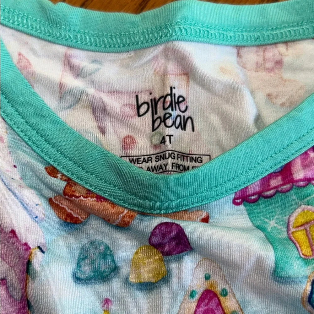 Birdie Bean Gingerbread House Bamboo Pajama Set - NWT - 4T